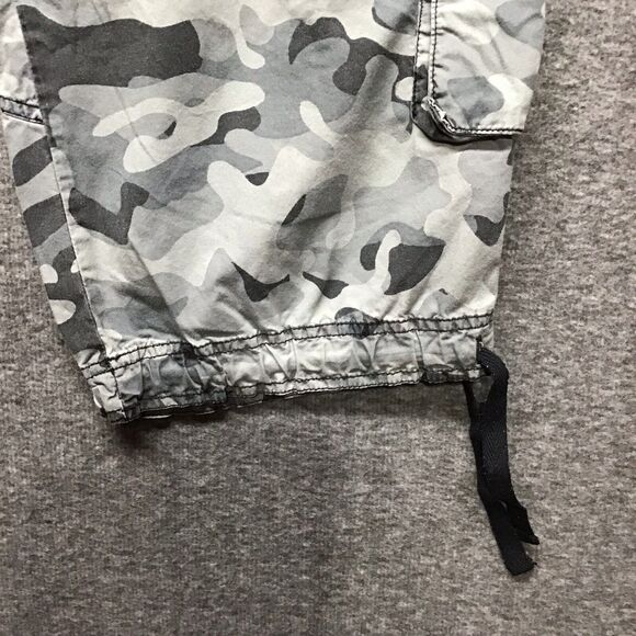 VTG Nike Sportswear Womens Med Capri Camo Cargo Pants Camouflage Cotton Y2K - Picture 6 of 14